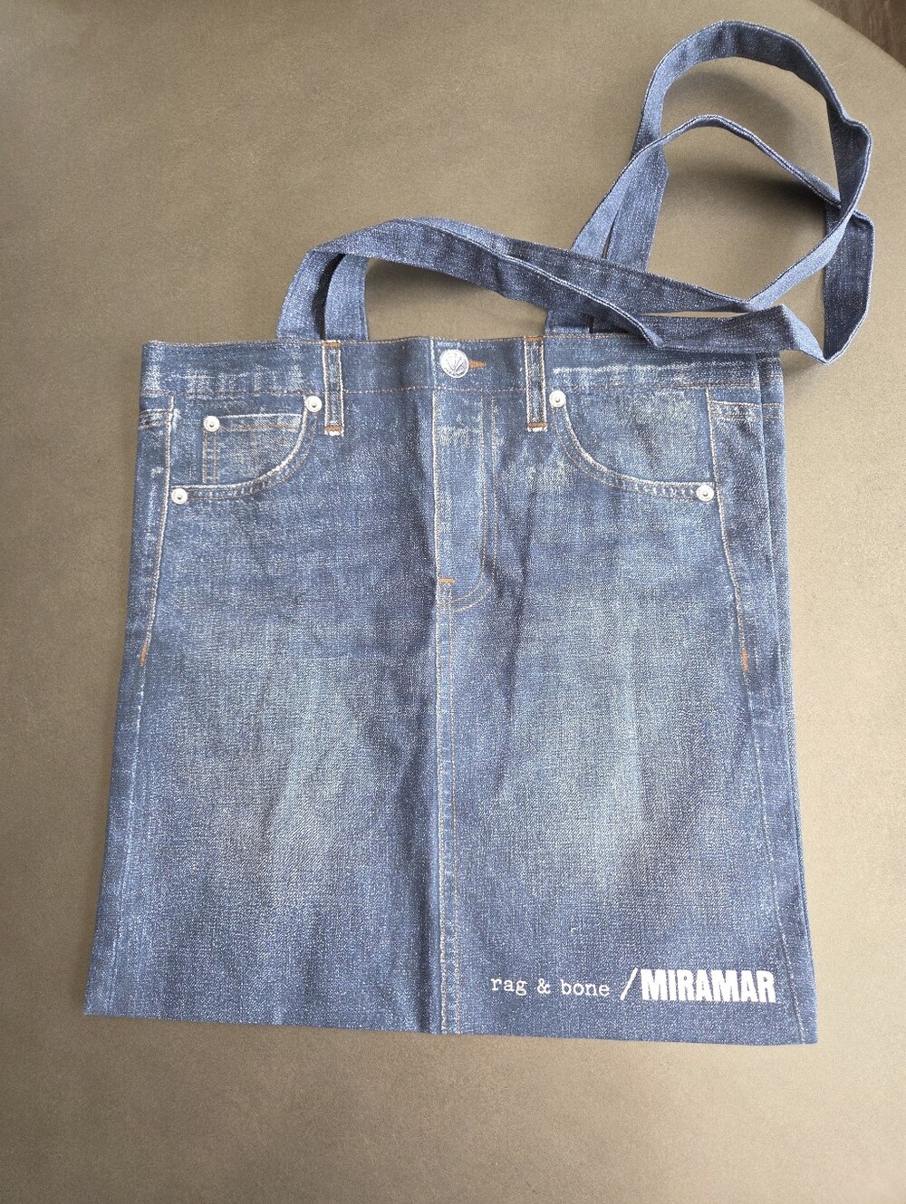 Rag & Bone Miramar Denim Tote NWT Lenox